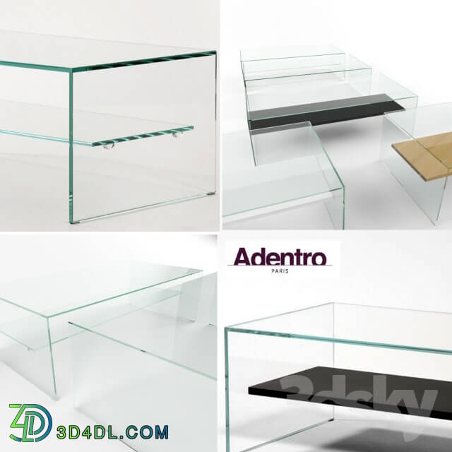 Table - Aderno Transparence coffe tables _quot_Profi_quot_