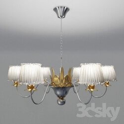 Ceiling light - Chandelier with floral ornaments 