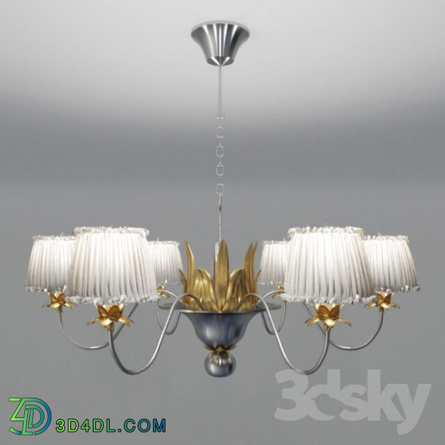 Ceiling light - Chandelier with floral ornaments