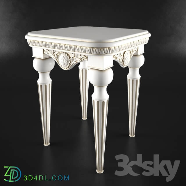 Table - Classic White Table - Royal