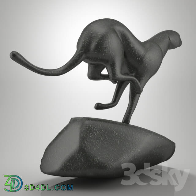 Sculpture - cheetah