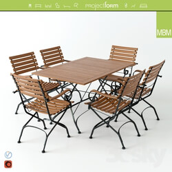 Table _ Chair - BRAZIL Table _ Chair by MBM 