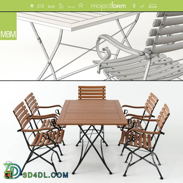 Table _ Chair - BRAZIL Table _ Chair by MBM