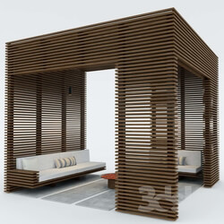 Other architectural elements - Exterior Wooden pergola 