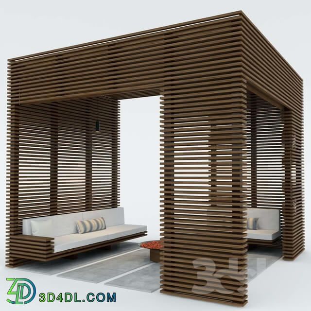 Other architectural elements - Exterior Wooden pergola