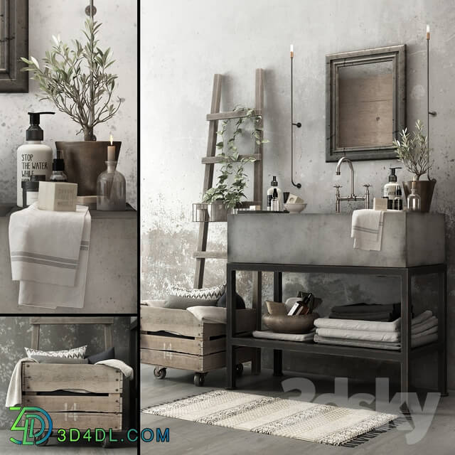 Bathroom furniture - BATHROOM SET _ DECOR _ 1