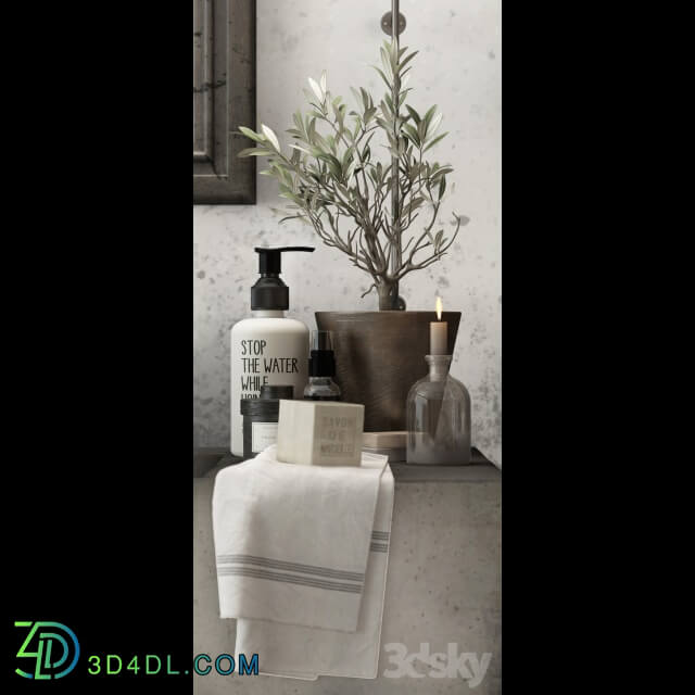 Bathroom furniture - BATHROOM SET _ DECOR _ 1