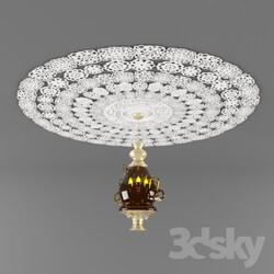 Decorative plaster - Decor for chandeliers 