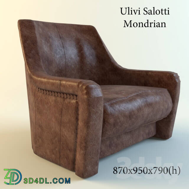 Arm chair - Ulivi Salotti Mondrian