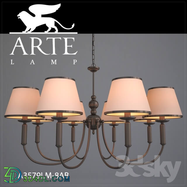 Ceiling light - Chandelier ArteLamp A3579LM-8AB