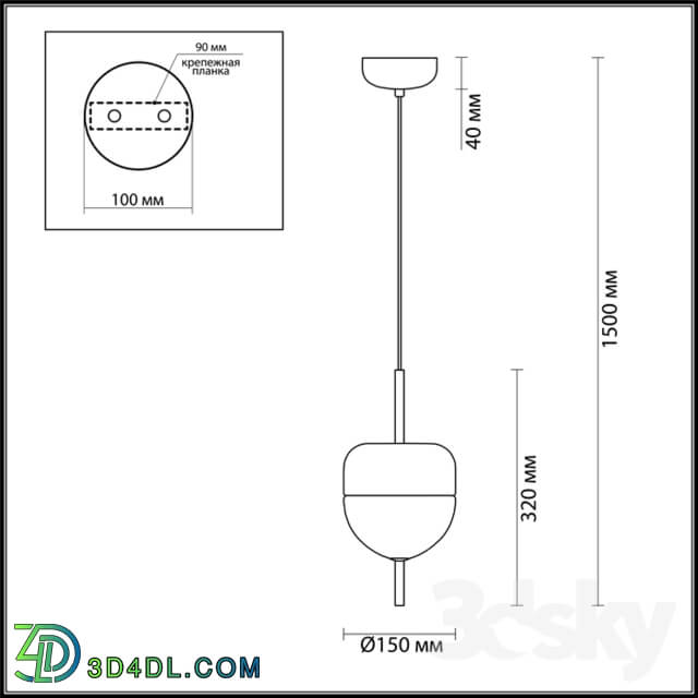 Ceiling light - Suspension ODEON LIGHT 4621 _ 12L_ 4622 _ 12L PAMFA