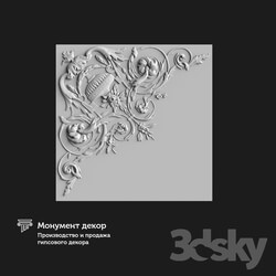 Decorative plaster - OM Mortise socket PBT 19 