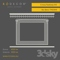 Decorative plaster - Wall RODECOR Rambov F3 77423AR 