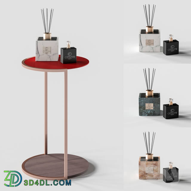 Bathroom accessories - High side table _ Decor set