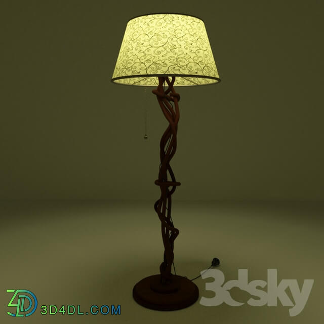 Floor lamp - Floor lamp in the style of the beginning of the XX century