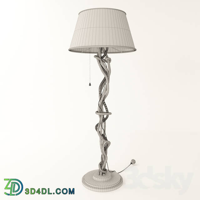 Floor lamp - Floor lamp in the style of the beginning of the XX century