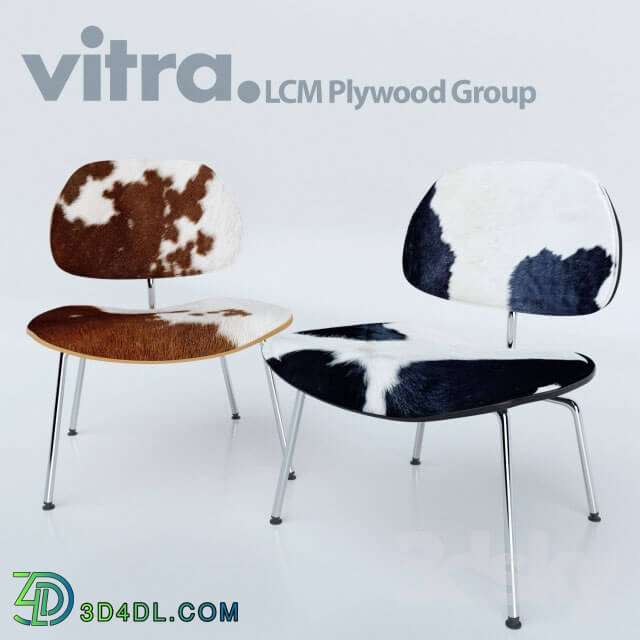 Chair - Vitra_Plywood_Chair_LCM_calf__39_s_skin