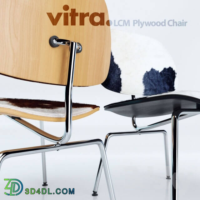 Chair - Vitra_Plywood_Chair_LCM_calf__39_s_skin