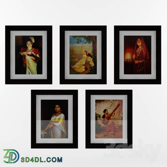 Frame - Raja Ravi Varma Oil Paining