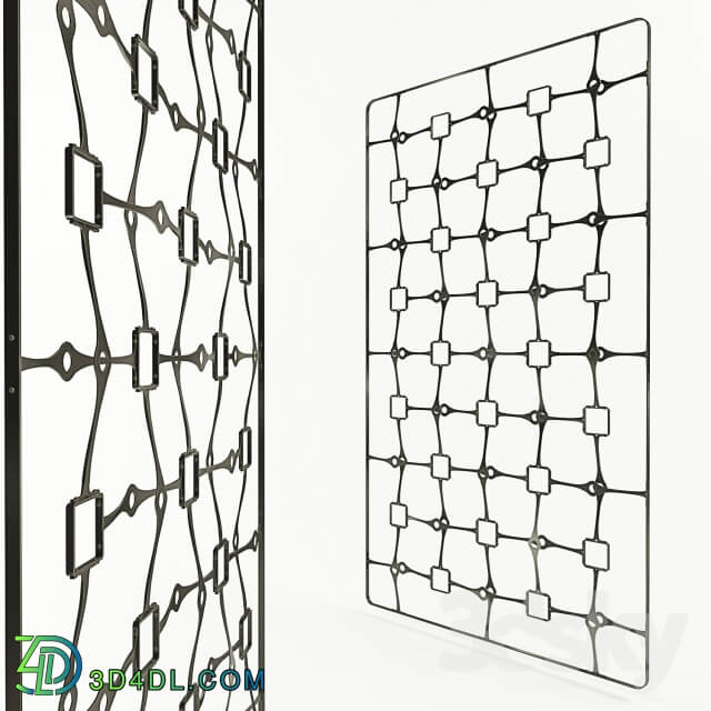 Other decorative objects - Decorative wrought partition.