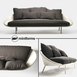 Sofa - Miniforms LEM-x 3 seater sofa 