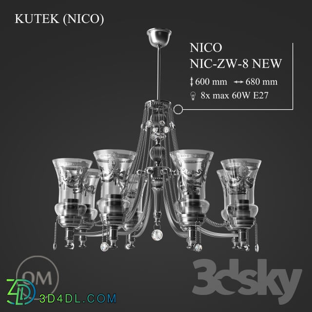 Ceiling light - KUTEK _NICO_ NIC-ZW-8-NEW