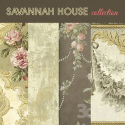 Wall covering - Wallpaper KT Exclusive_ collection of Savannah House 