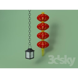Ceiling light - Chinese lanterns 
