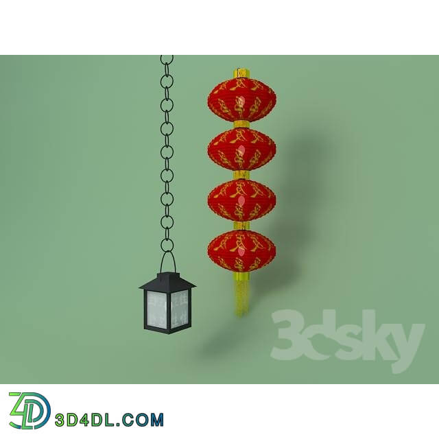 Ceiling light - Chinese lanterns