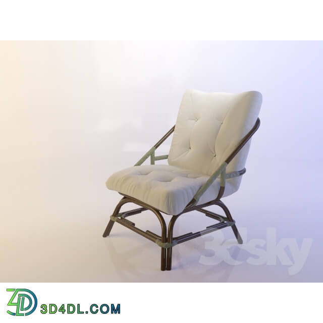 Arm chair - wickerwork seat
