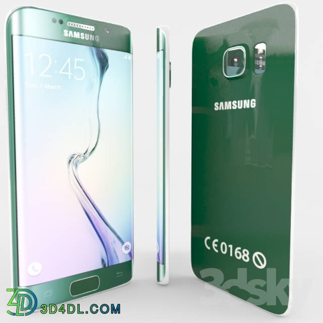 Phones - Samsung Galaxy S6edge green