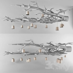 Ceiling light - Oak lamo 