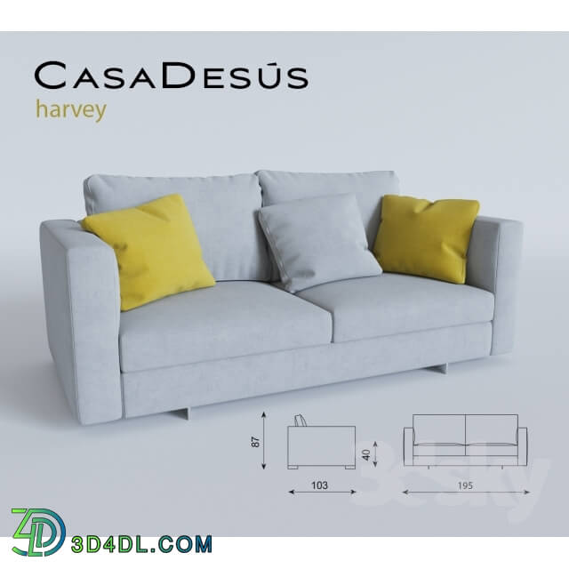 Sofa - Casadesus - Harvey sofa 1