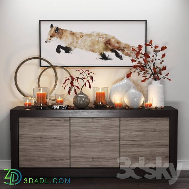 Sideboard _ Chest of drawer - Crate _ Barrel _ Fox _ Candles