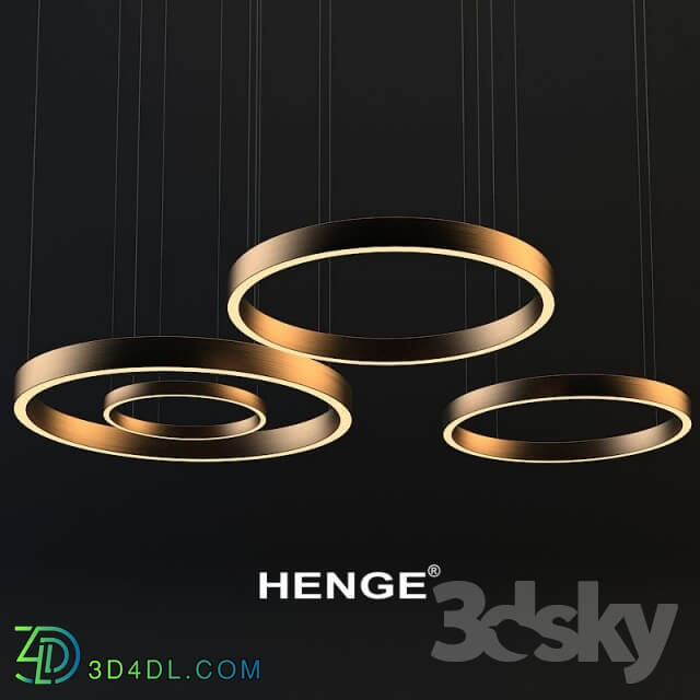 Ceiling light - Suspension henge light ring horizontal