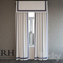 Curtain - COTTON CANVAS DRAPERY PANEL 