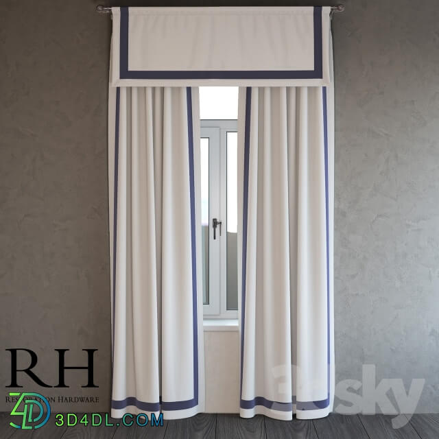 Curtain - COTTON CANVAS DRAPERY PANEL