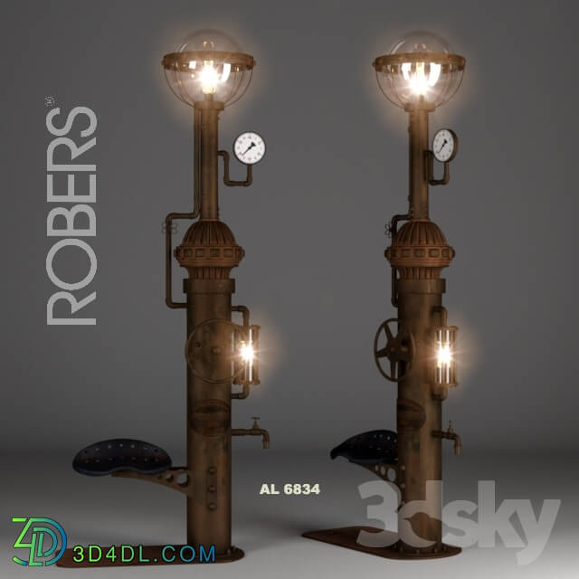 Street lighting - Post lamp Robers