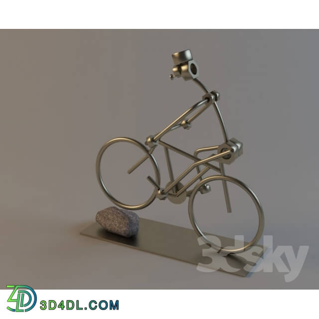 Other decorative objects - cyclist-_puntik