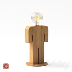 Table lamp - Table Lamp _ WOODEN BOY 