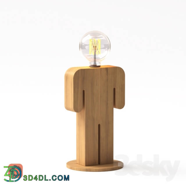 Table lamp - Table Lamp _ WOODEN BOY