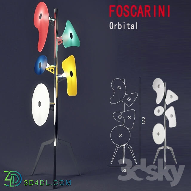 Floor lamp - Foscarini Orbital