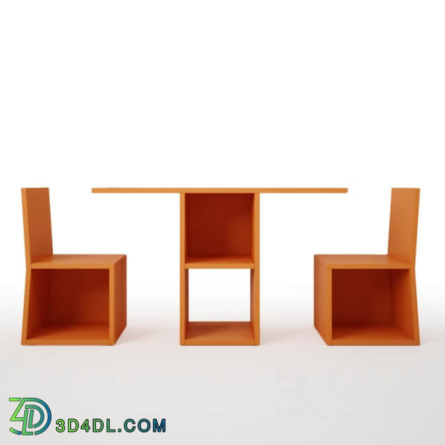 Table _ Chair - Trick bookcase