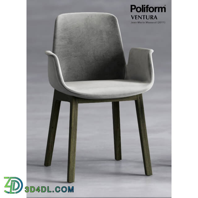Table _ Chair - Poliform Howard Table and Ventura Chairs