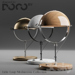 Table lamp - Table lamp collection Mushrooms from the interior design studio DOCOby 