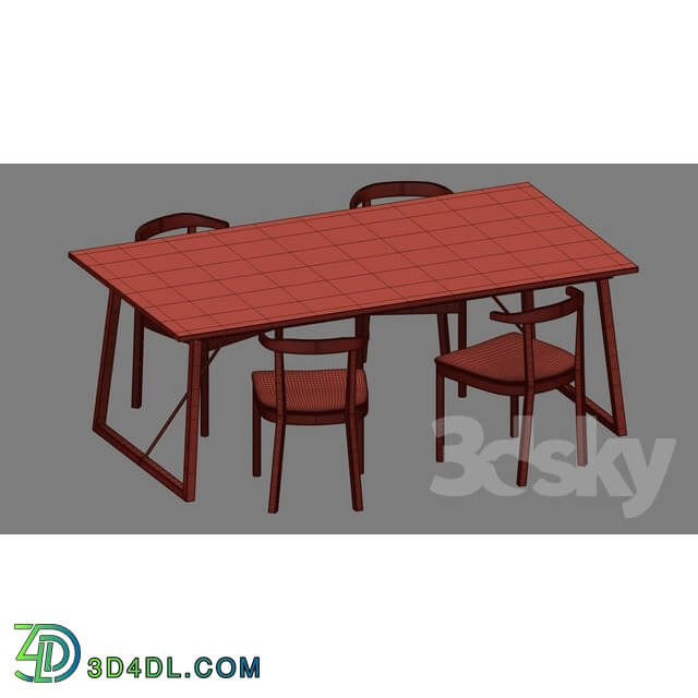 Table _ Chair - Retro Dining