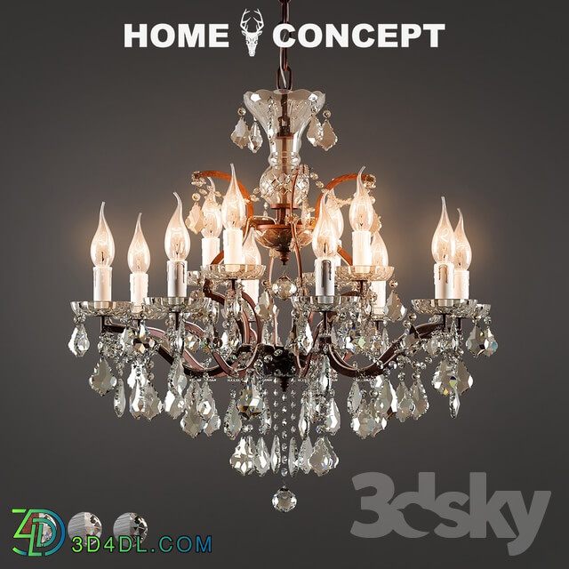 Ceiling light - Chandelier Crystal_ 26 inches_ Crystal Chandelier 26 Inches