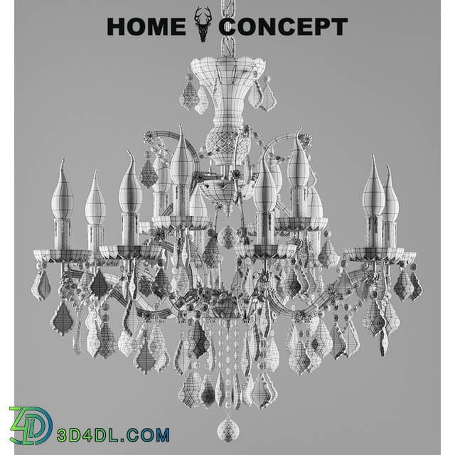 Ceiling light - Chandelier Crystal_ 26 inches_ Crystal Chandelier 26 Inches