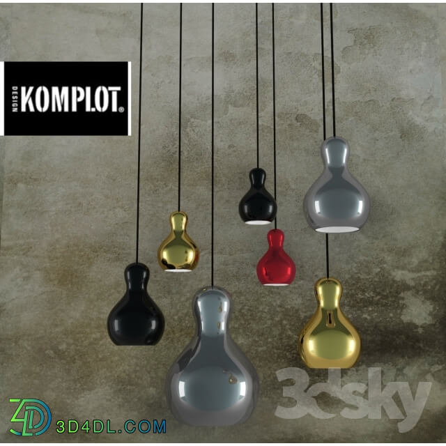 Ceiling light - Komplot Design for Calabash bulbs