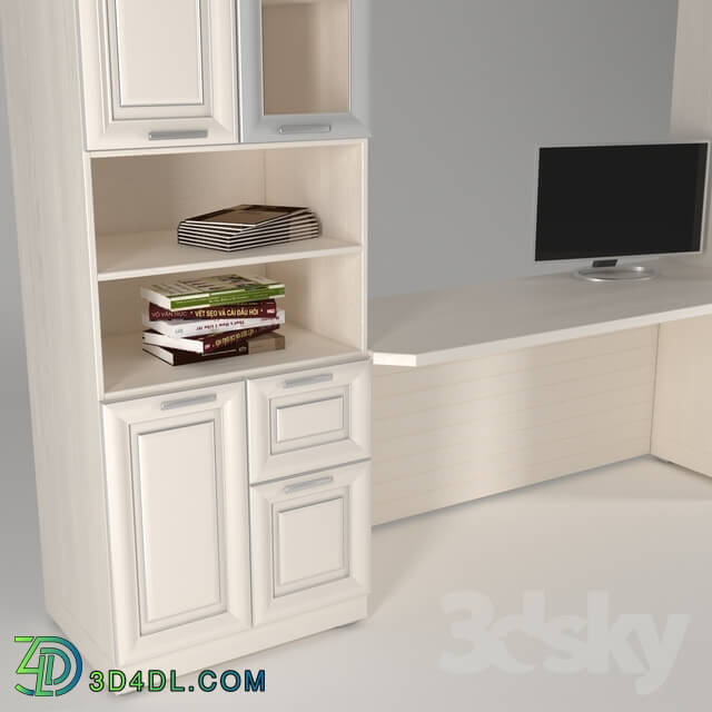 Wardrobe _ Display cabinets - Bookcases and writing desk